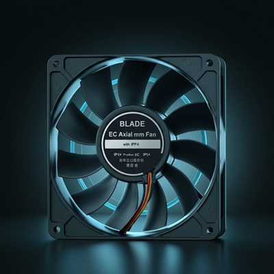 Blade 225mm hochtemperaturbeständig bei 60°C mit IP54 EC-Axialventilator