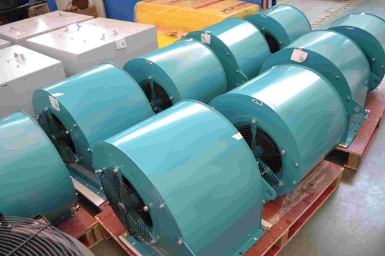 Dreiphasen4 Doppelt-Einlass-zentrifugaler Fan Polen 1160 U/min mit 225mm galvanisiertem Blatt