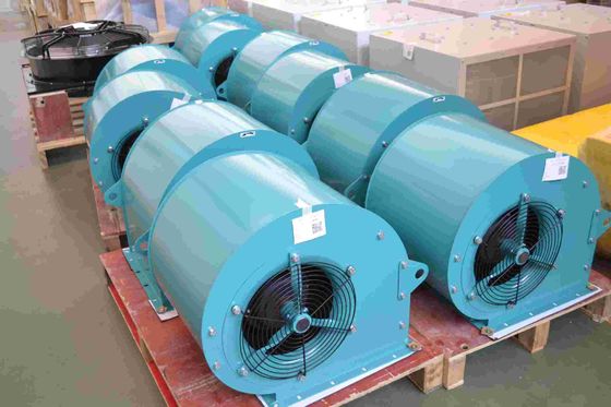 Pole-Doppelt-Einlass-zentrifugaler Fan des einphasig-4 mit 7 Zoll galvanisiertem Blatt