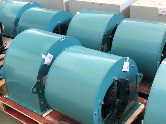 Pole-Doppelt-Einlass-zentrifugaler Fan des einphasig-4 mit 7 Zoll galvanisiertem Blatt