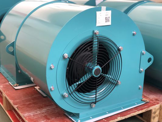 Pole-Doppelt-Einlass-zentrifugaler Fan des einphasig-4 mit 7 Zoll galvanisiertem Blatt