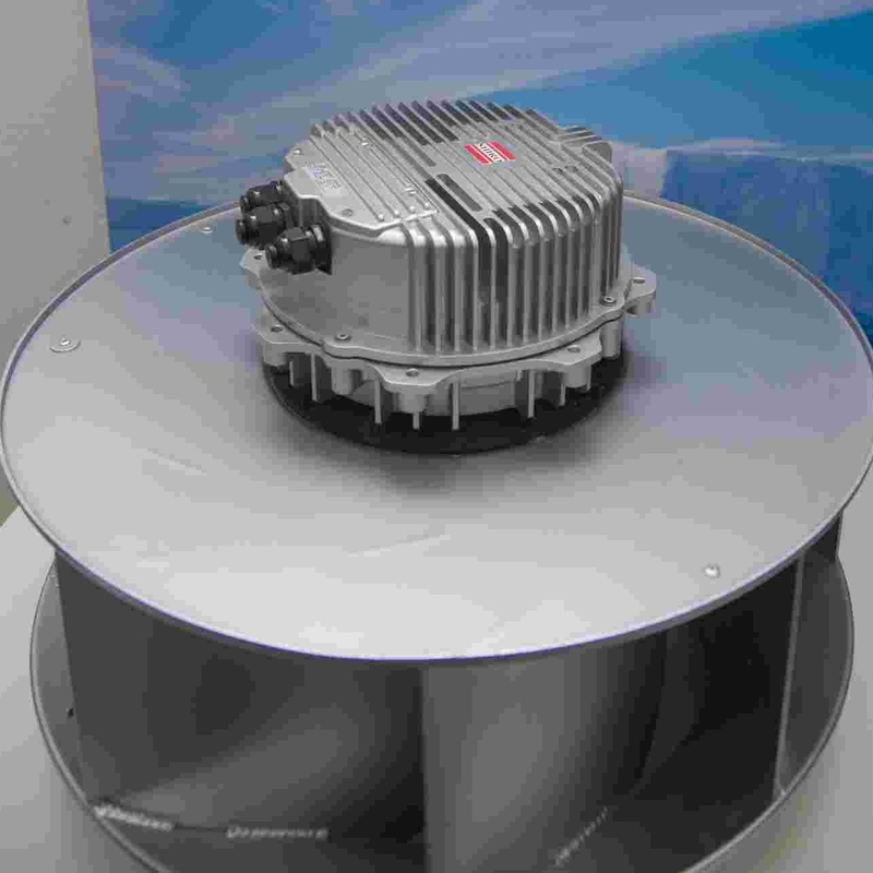 Gewicht 1,55 kg Klinge 160 mm EC Zentrifugalventilator Außenrotor Kühlventilator